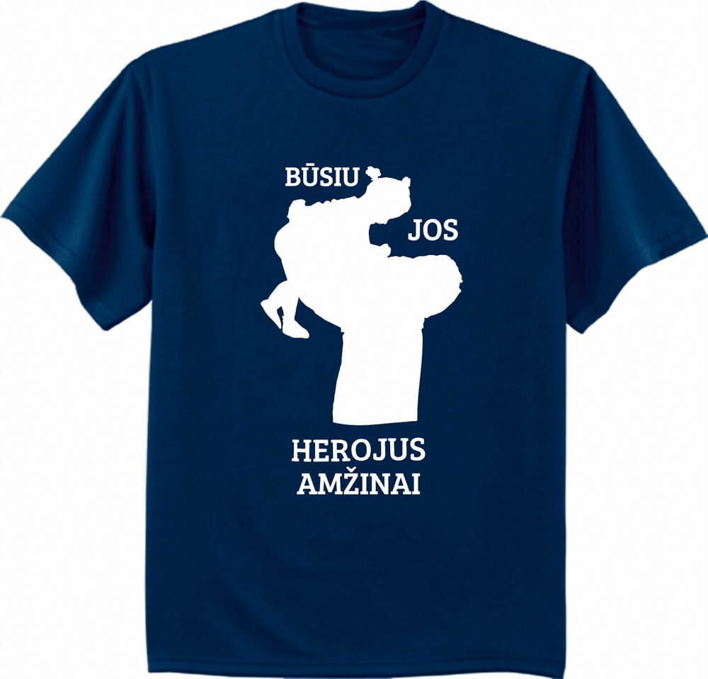 Marškinėliai „Būsiu jos herojus amžinai“ - Image 3