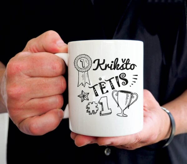 Puodelis krikšto tėtis nr.1