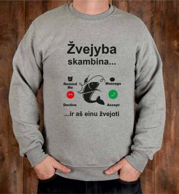 Džemperis "Žvejyba skambina"