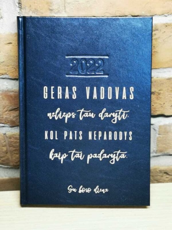 2025 m. Darbo knyga A5 formato Geras vadovas