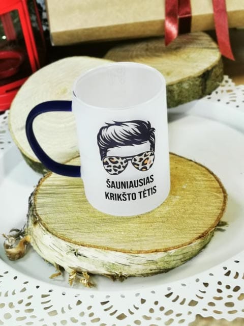 Puodelis "Šauniausias krikšto tėtis"