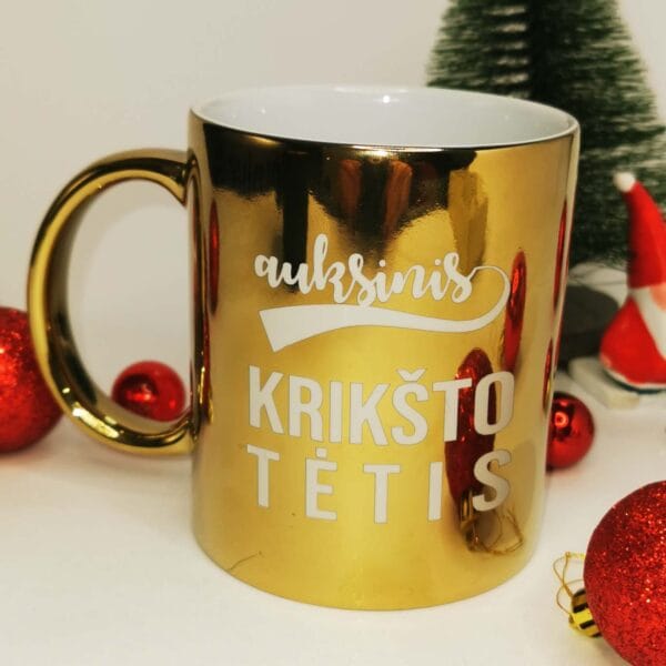 Rinkinukas su kvepiančia žvake gold krikšto tėveliams - Image 3