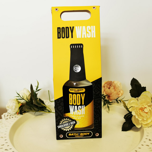 Accentra kūno prausiklis vyrams alaus butelio formos indelyje 360ml